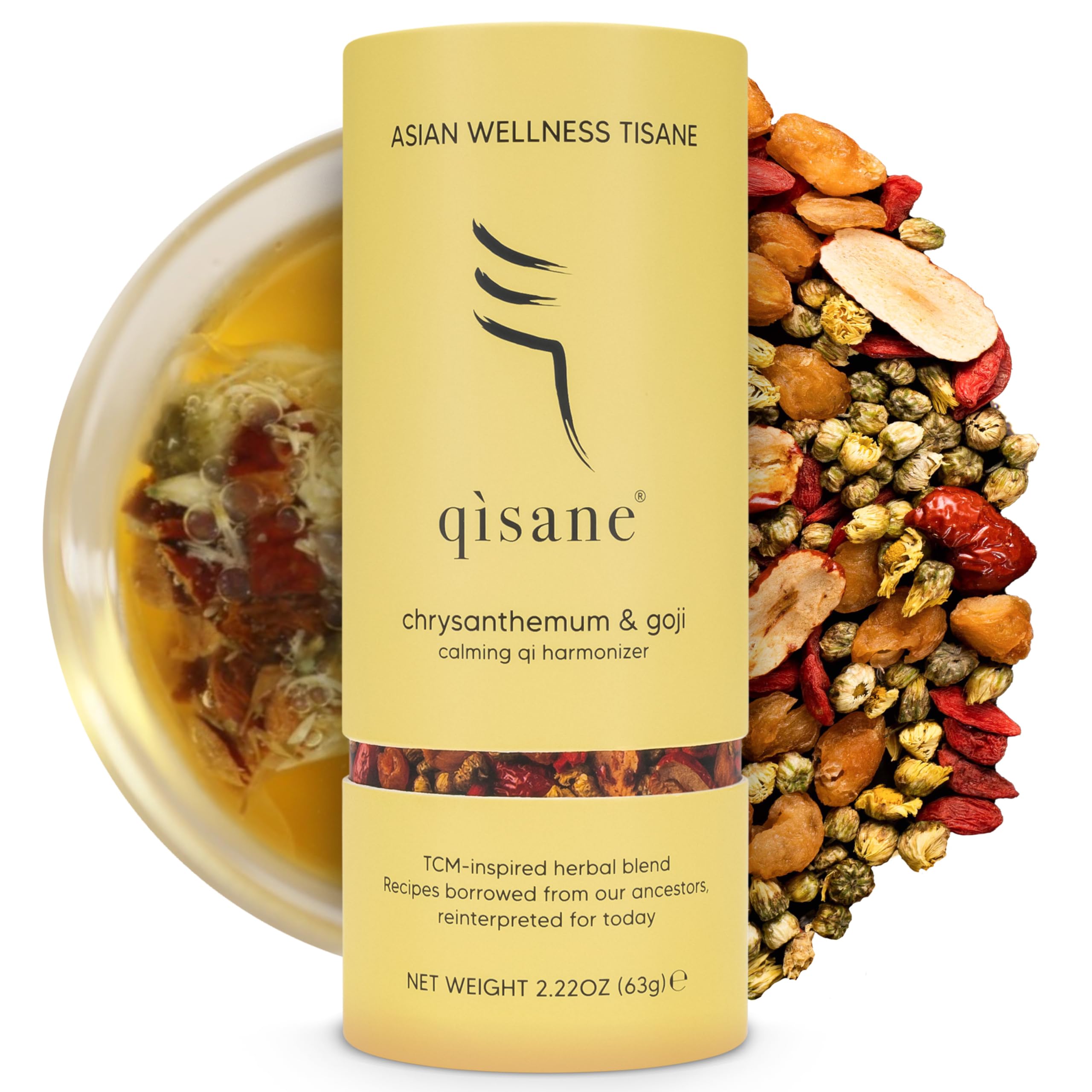 Amazon.com : qìsane Chrysanthemum Tea Bags with Organic Dried Goji